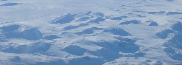 Grönland ist von Gletschern bedeckt
