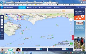 Im Internet kann man verfolgen, wo der Autotransporter gerade ist - hier im Hafen von Zeebrugge