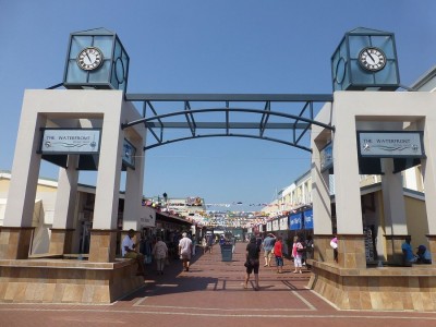 Eingang zur Waterfront in Knysna