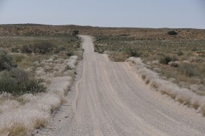 Achterbahn in der Wüste. Bei der mehr als 50 Kilometer langen Dünenstrecke geht es auf und ab.
