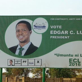 In Sambia war Wahlkampf...