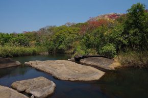 Im Mutinondo-Naturpark gibt es idyllische Badegumpen ...