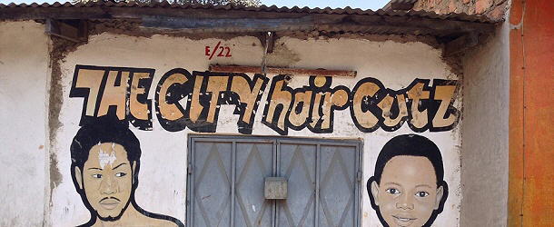 Leider geschlossen - dieser Friseurladen in Mbeya