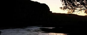 Abendstimmung am Orange River, Amanzi Camp