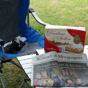 Dresdner Christstollen und Berliner Morgenpost Dresdner Christstollen und Berliner Morgenpost