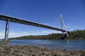Beeindruckend – die Batman Brücke über den Tamar River