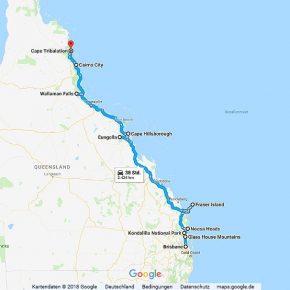 Australien Statistik Teil 10, Brisbane - Cairns Australien Statistik Teil 10, Brisbane - Cairns