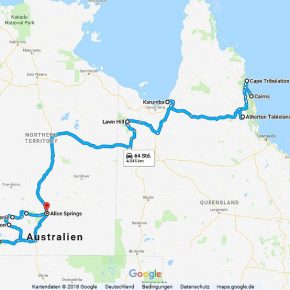 Australien Statistik Teil 11, Cairns - Alice Springs Australien Statistik Teil 11, Cairns - Alice Springs
