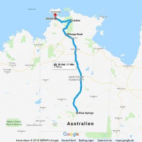 Australien Statistik Teil 12, Alice Springs - Darwin Australien Statistik Teil 12, Alice Springs - Darwin