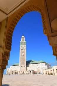Die Hasan II. Moschee in Casablanca ist das zweitgrößte Gebetshaus dieser Art auf der Welt.