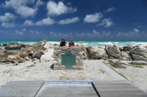 am Cap Agulhas, dem südlichsten Punkt Afrikas