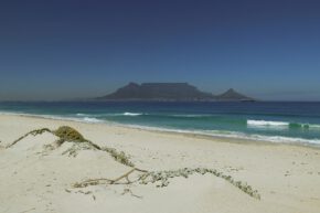 Von Blouberg Strand hat man einen wunderbaren Blick auf Kapstadt.